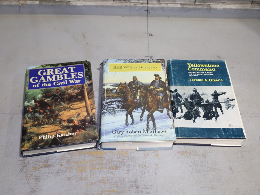 History Books: Great Gambles of the Civil War, Custer, Battles of the Civil War, Yellowstone Command, & More
