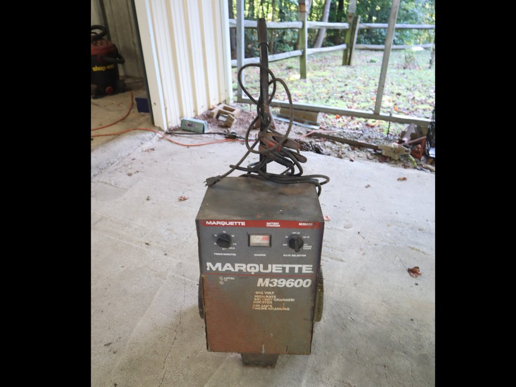 Marquette M39600 6/12 Volt Wheeled Battery Charger & More...
