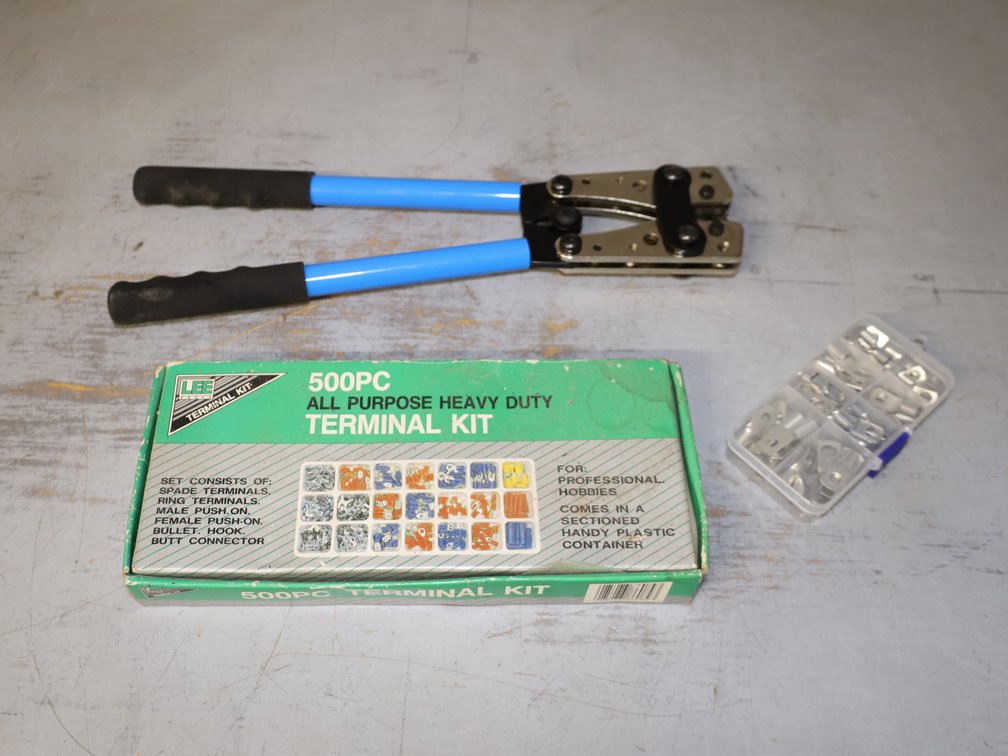 Heavy Duty Wire Crimper, Lee Tools All Purpose Heavy Duty Terminal Kit...
