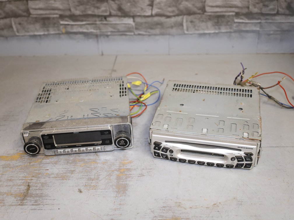 (2) AM/FM Car Stereo Head Units, One w/ CD Player...