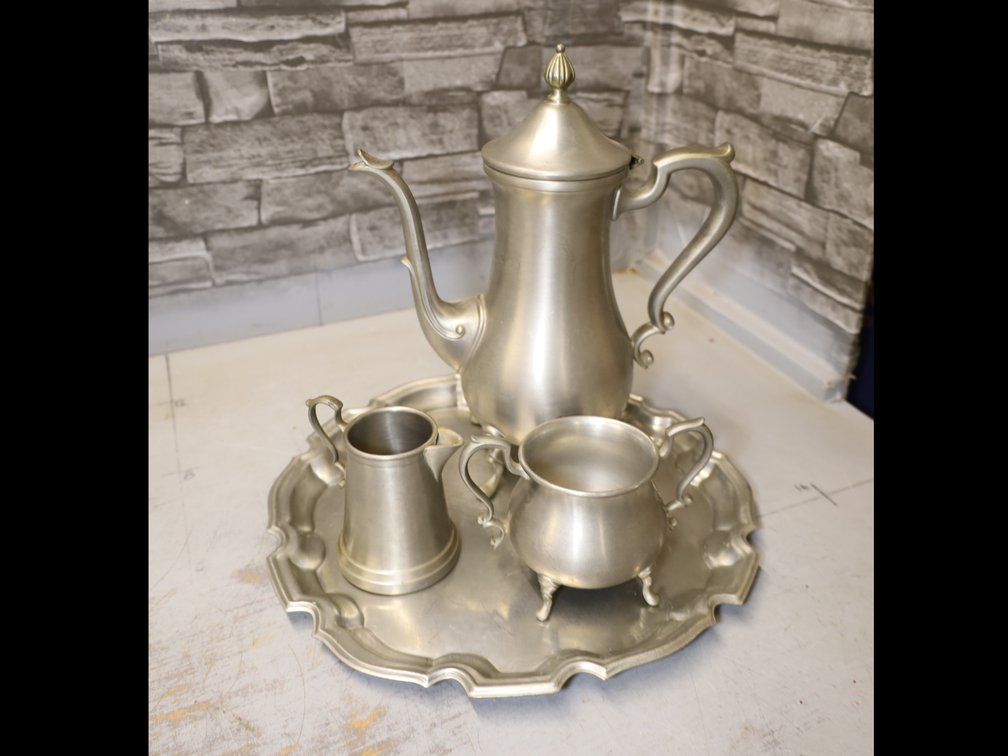 (3) Coffee Pots, (2) Serving Trays and More!