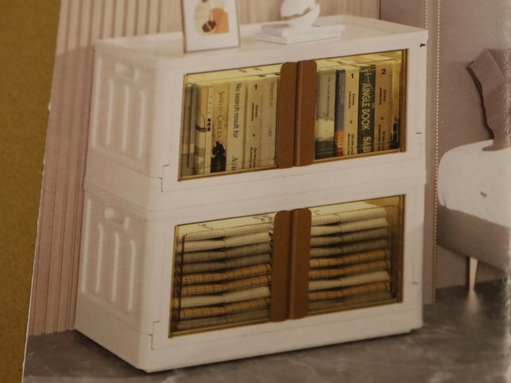 4-Tier Stackable Storage Bins with Lids - New