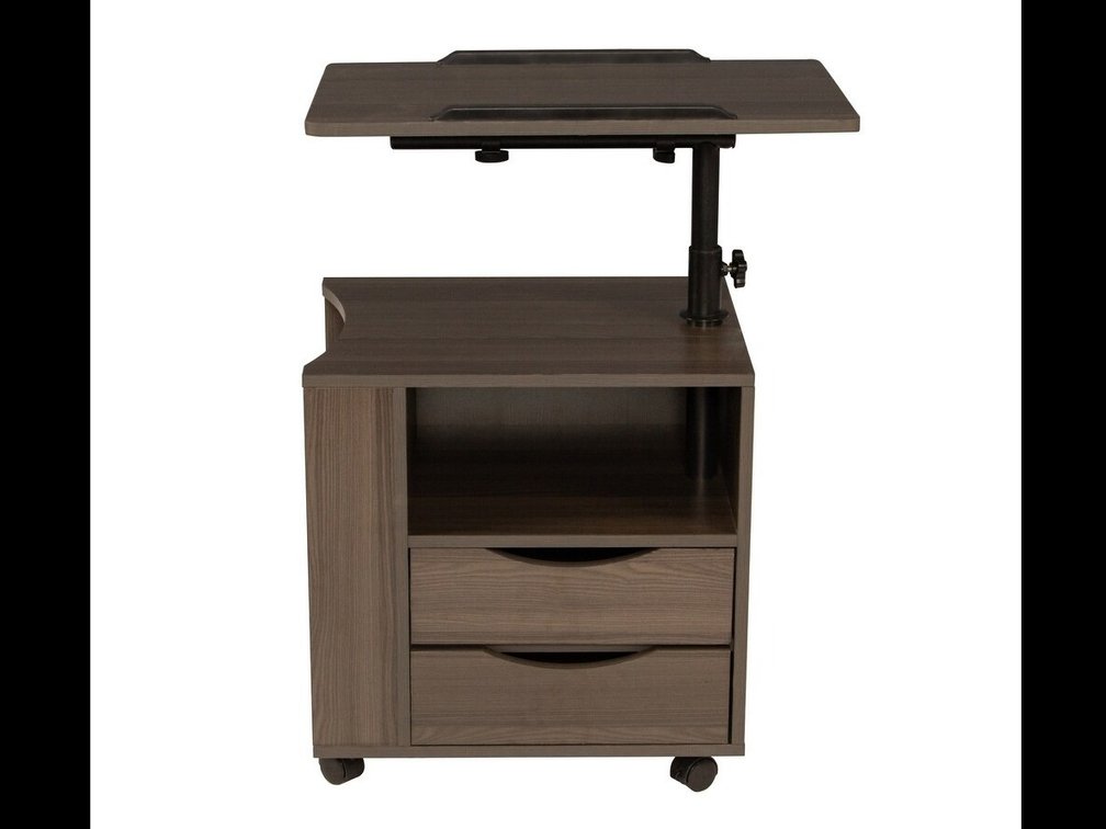 Bedside Table w/ Adjustable Heights