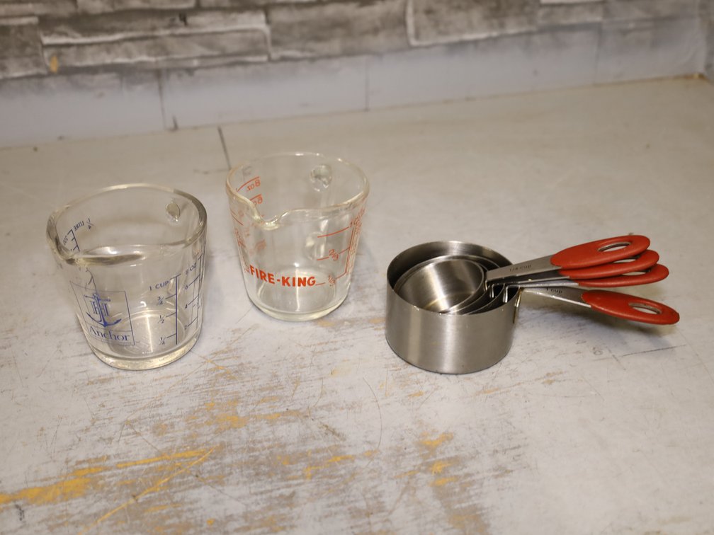 Fire-King & Anchor Hocking Measuring Cups