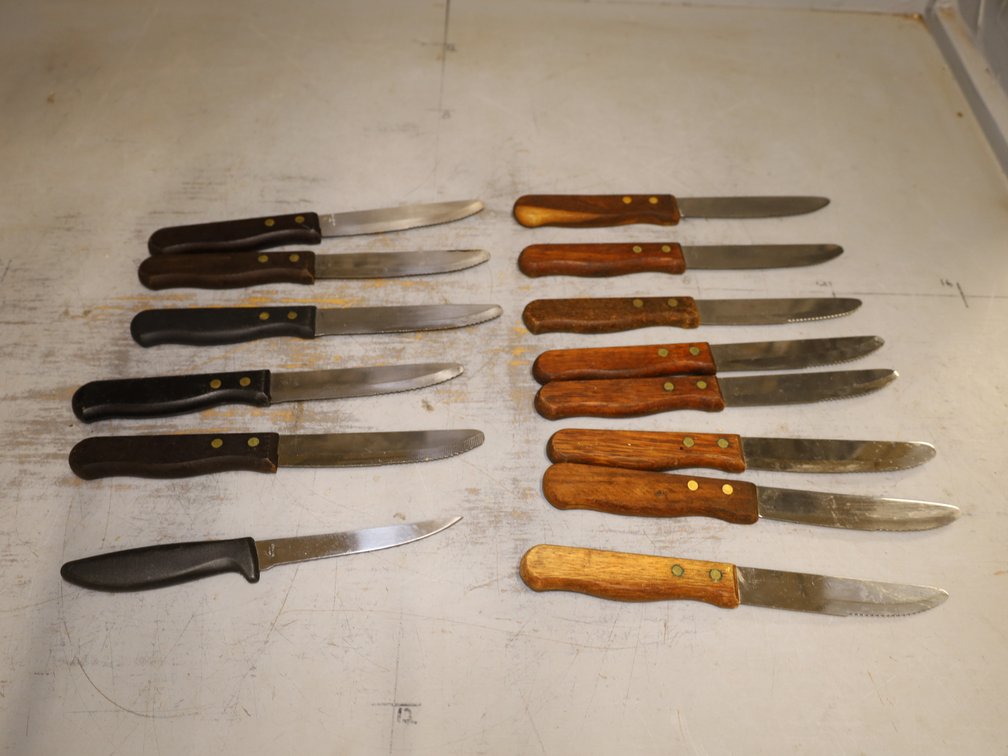 Assortment of Kitchen Utility Knives