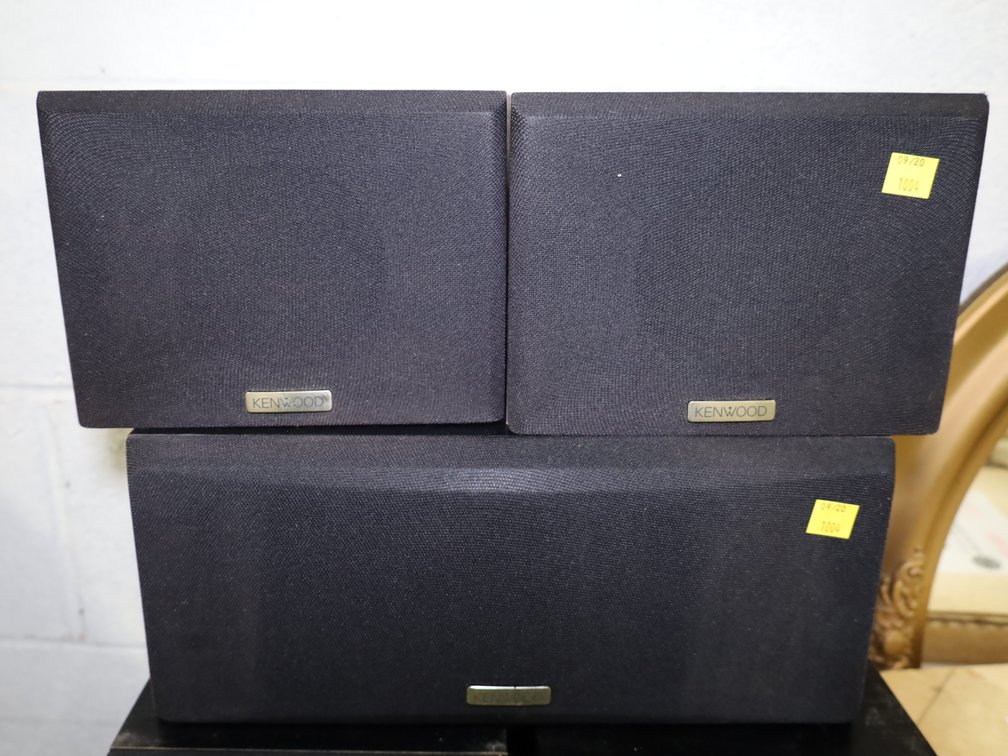 5 Kenwood speakers