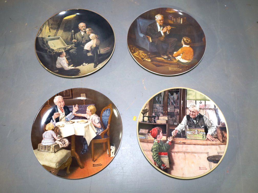 The Bradford Exchange Norman Rockwell collector plates -  Knowles Fine China -  5