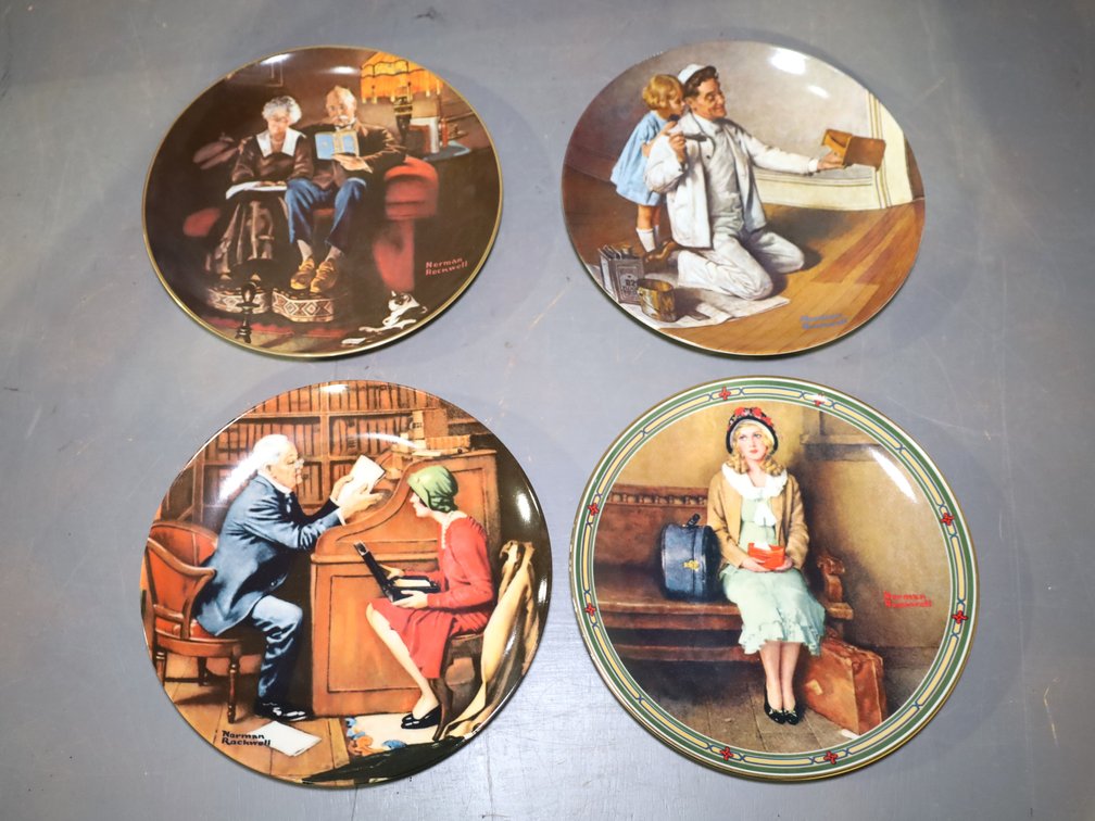 The Bradford Exchange  Norman Rockwell collector plates - Knowles  Fine China - 4