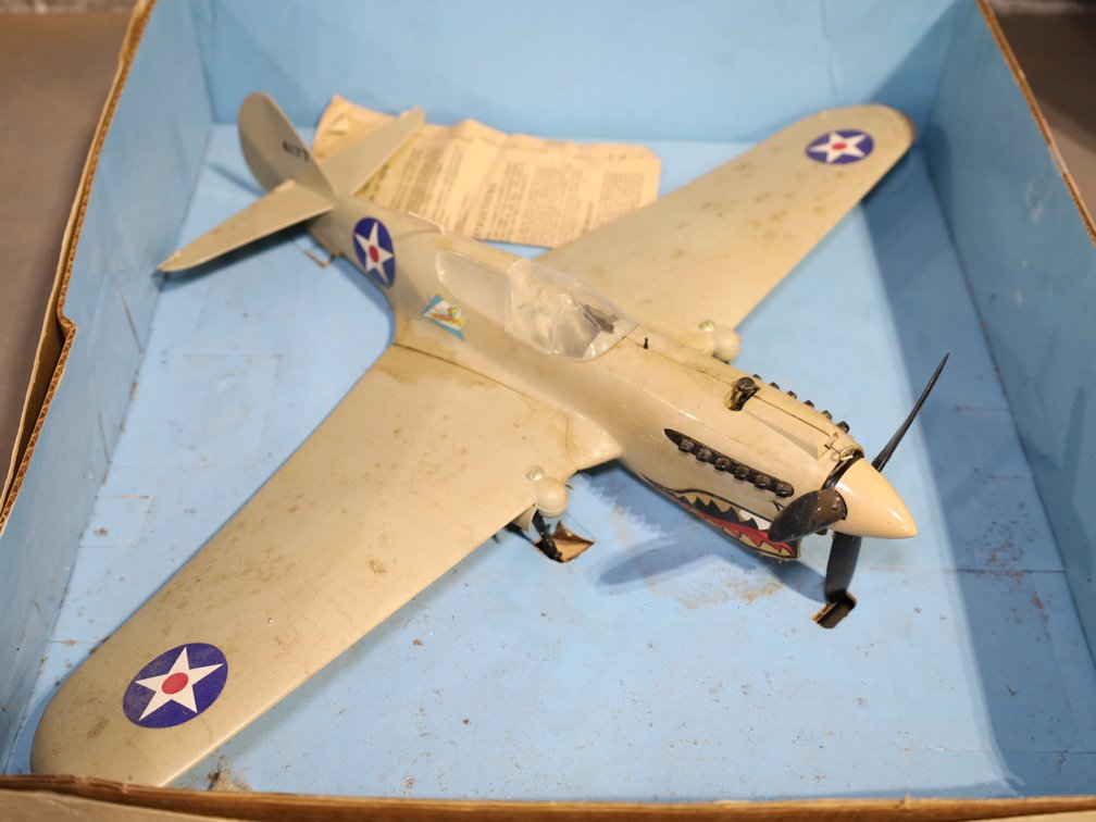 Flying Tiger model airplane