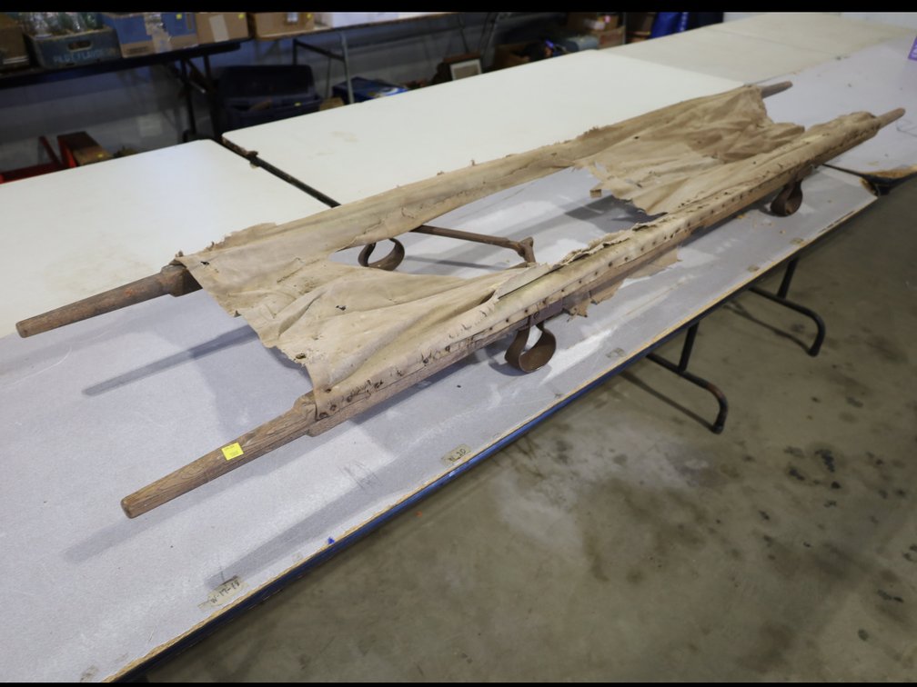 WWI field stretcher