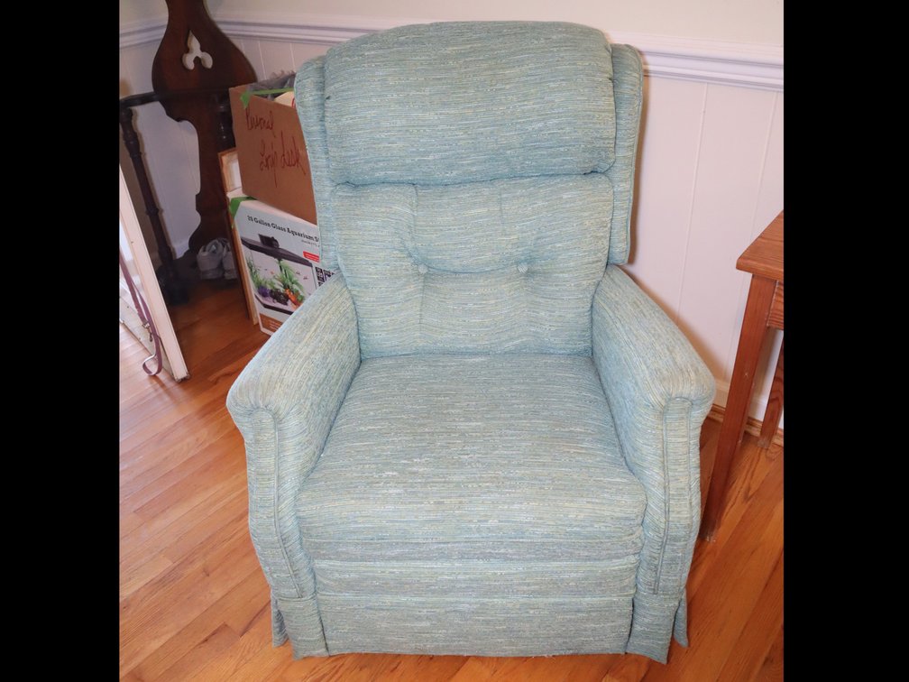 Upholstered recliner/rocker