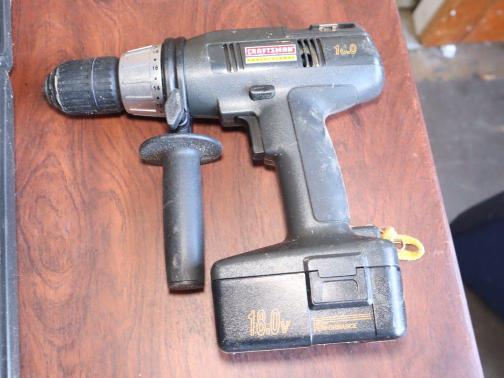 Craftsman Professional 18-volt drill in case