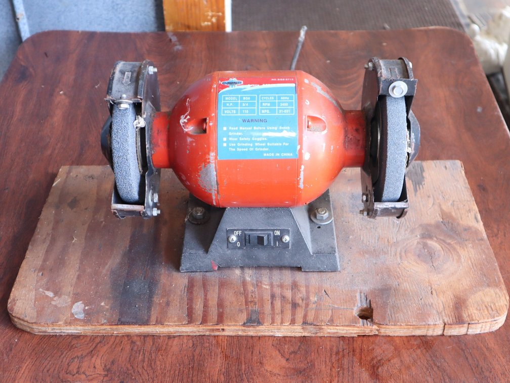 6" Cummins bench grinder 