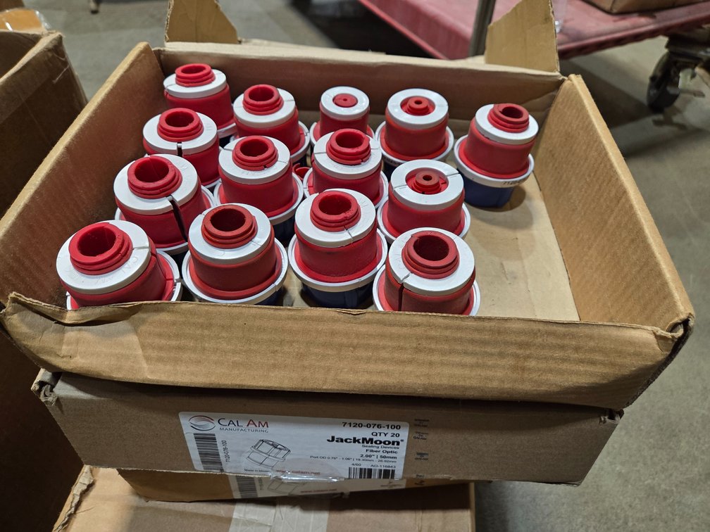 A Group of Ass't Cal Am Fiber Optic Sealing Devices