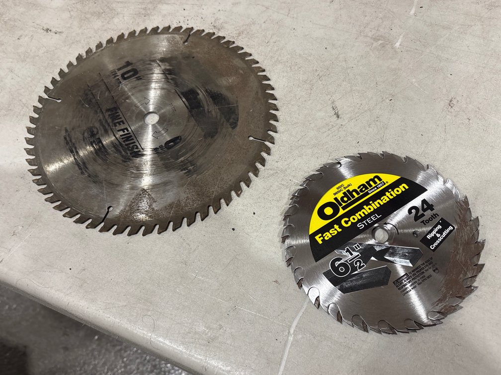 {each} Ass't Saw Blades