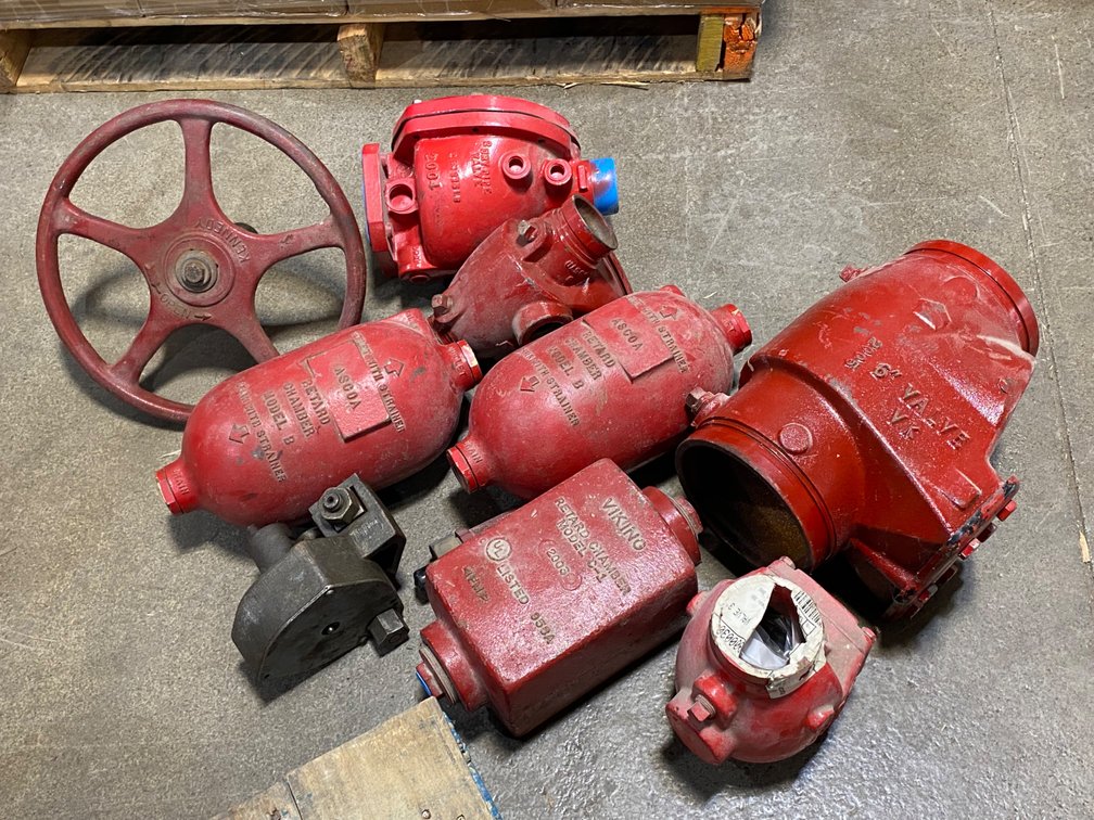 Group of Ass't Fire Sprinkler Components
