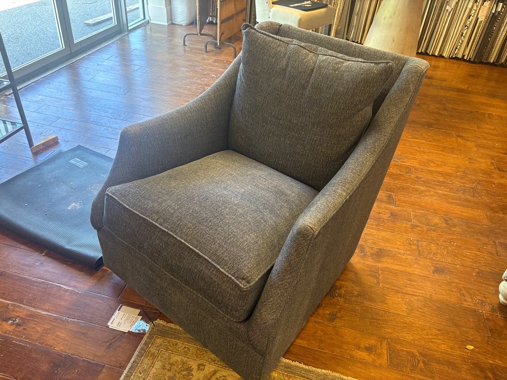 Rowe “Kara” Cloth Swivel Chair