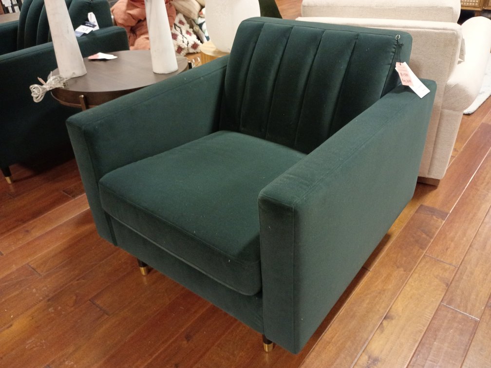 {Each} Santee Home “Yardley” Arm Chair-Smokescreen