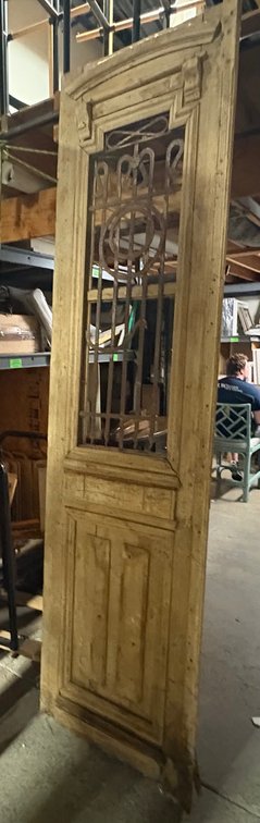 Stripped Antique Iron Door