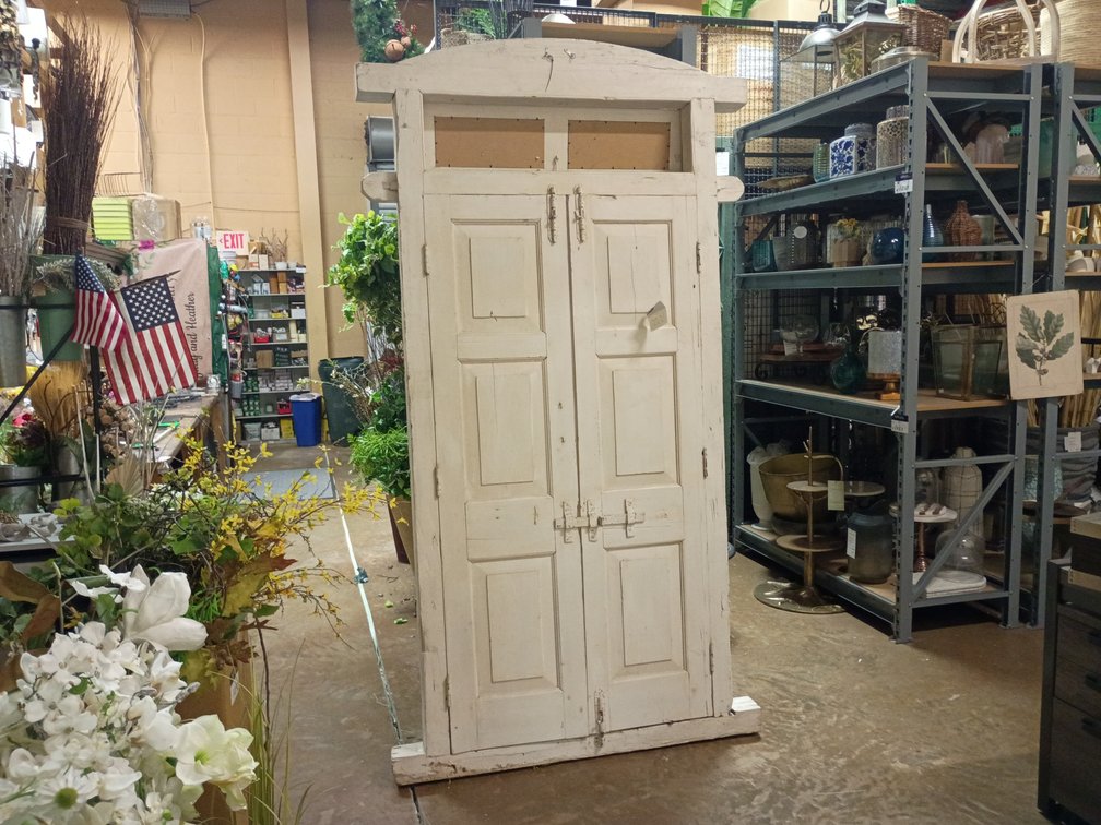 Vintage Wooden Doorway on Solid Base