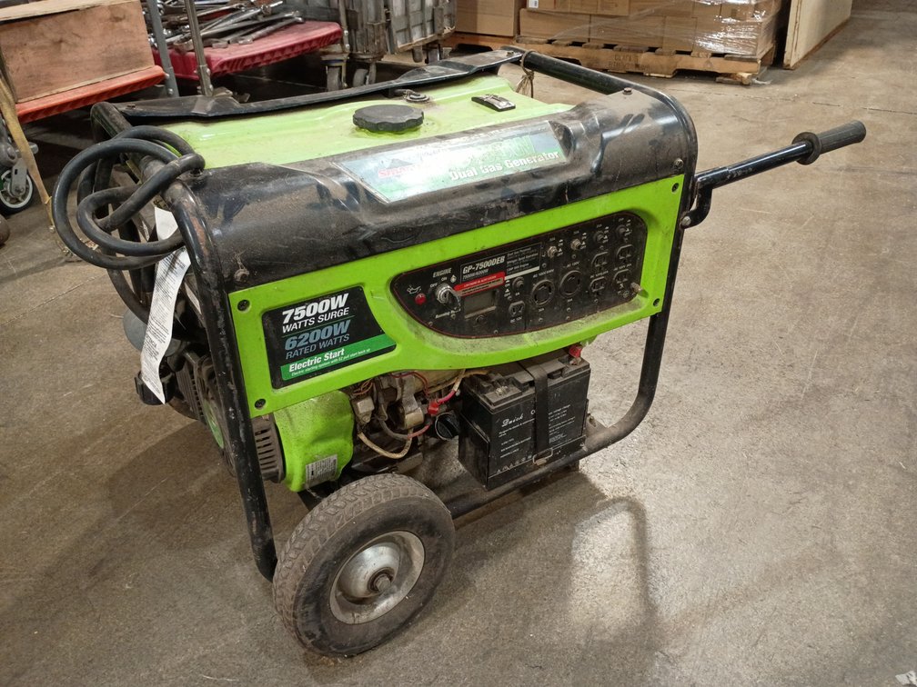 Smarter Tools GP-7500DEB 7500W Dual Gas Generator