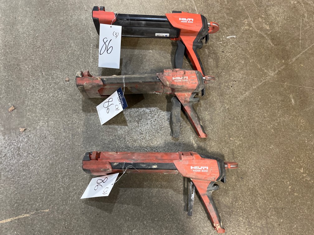 {each} Hilti HDM 500 Manual Adhesive Dispenser
