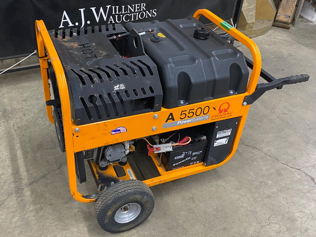 {each} Pramac A5500 Portable 5,500-Watt Diesel Generator (needs repair)