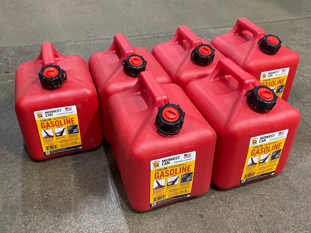 {each} Midwest Can 2Gal Gasoline Tank