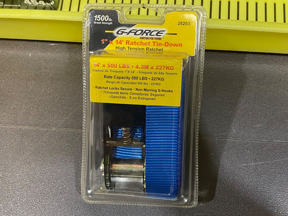G-Force 1" x 14' High Tension Ratchet