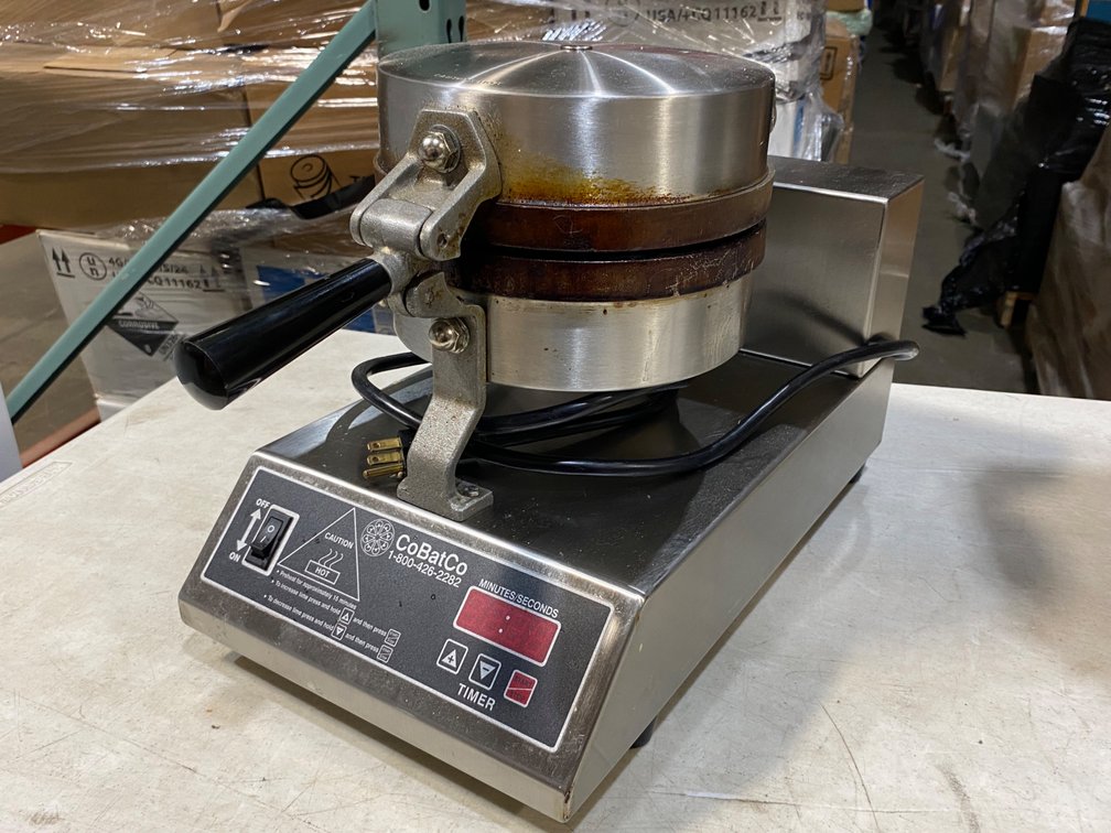 Cobatco MD10SSE-L, Heavy-Duty Digital Waffle Cone/Waffle Maker