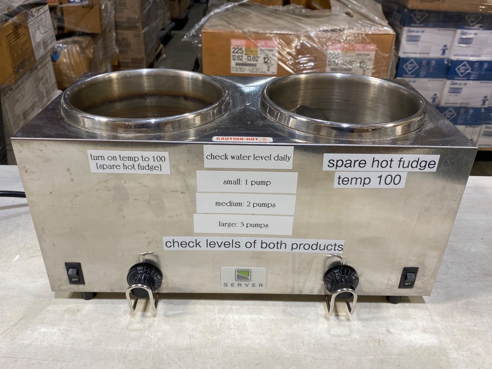 Server Twin FS, Dual-Well Electric Water Bath Warmer