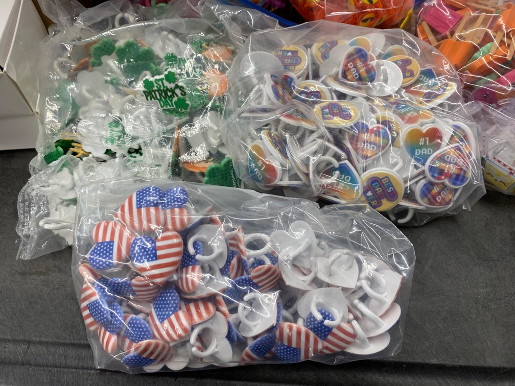 A Group of Ass't Dessert Decorations