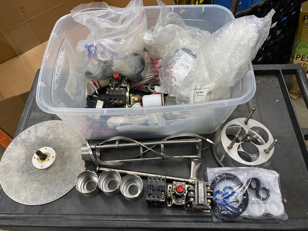A Group of Ass't Taylor Ice Cream Machine Parts