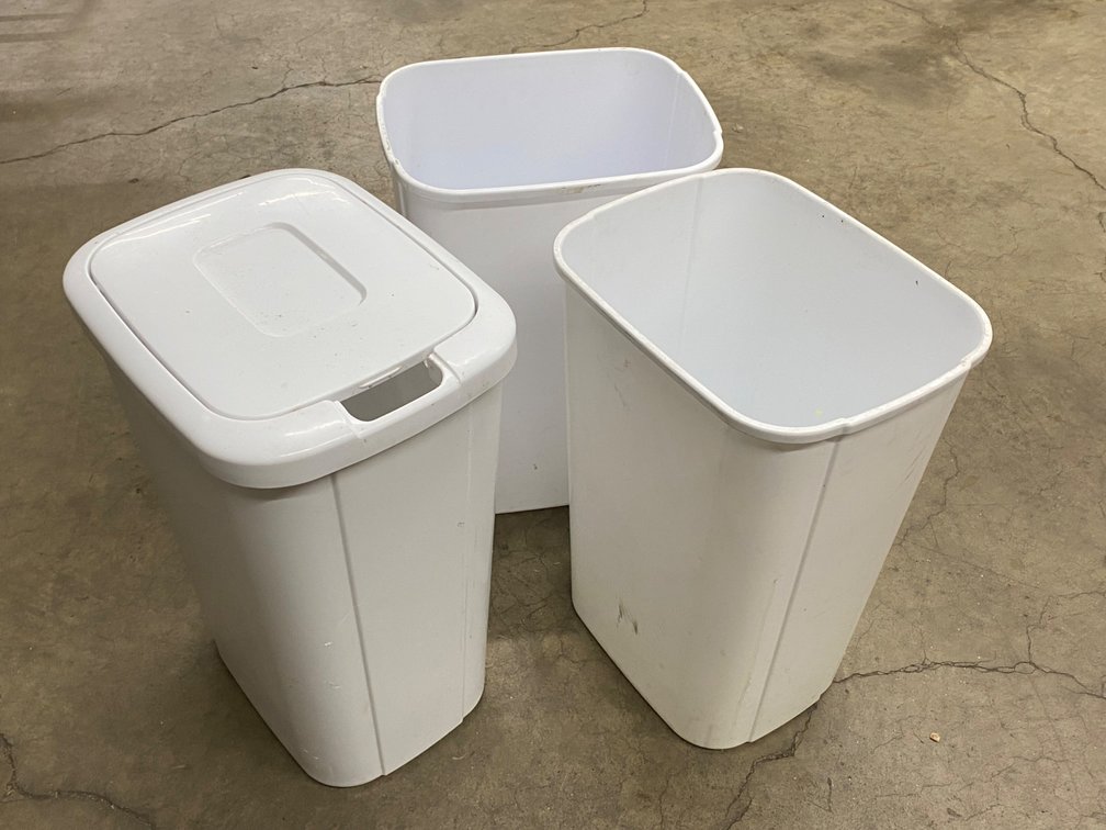 A Group of Garbage Cans