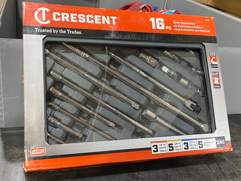 Crescent 16Pc Socket Accessory Set