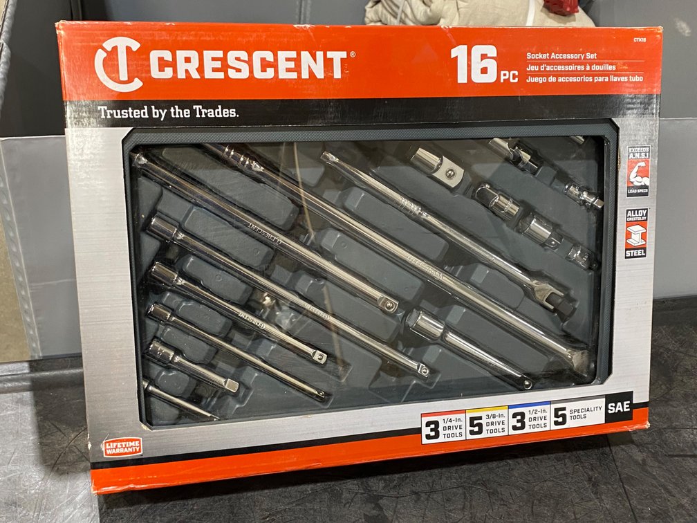 Crescent 16Pc Socket Accessory Set