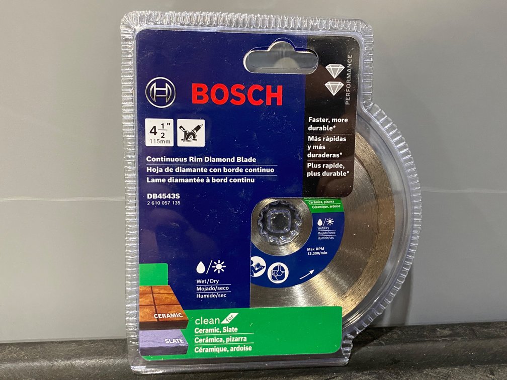 {each} Bosch 4 1/2" Continuous Rim Diamond Blade