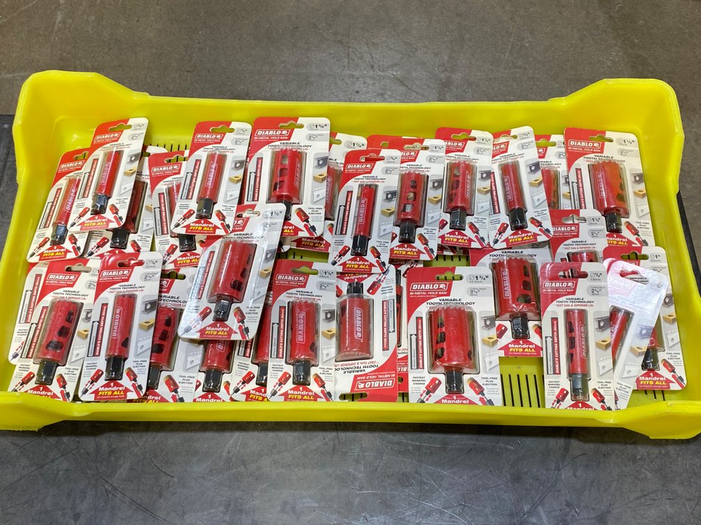 A Group of Ass't Size DIABLO Bi-Metal Hole Saw Bits