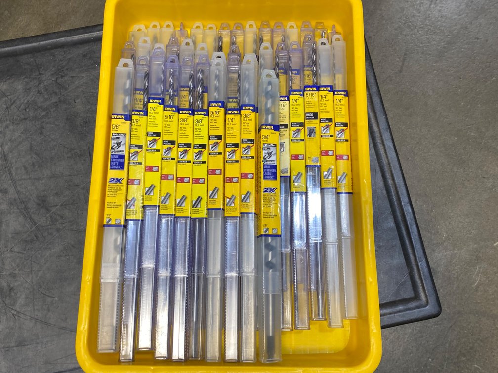 A Group of Ass't Size IRWIN Auger Bits
