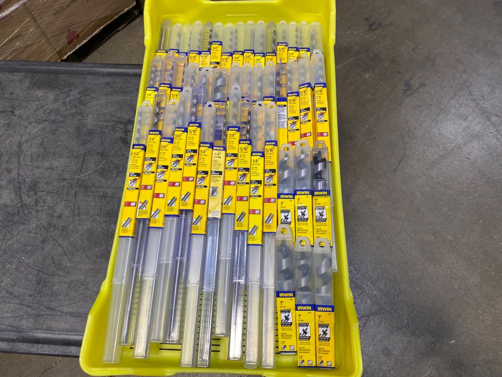 A Group of Ass't Size IRWIN Auger Bits