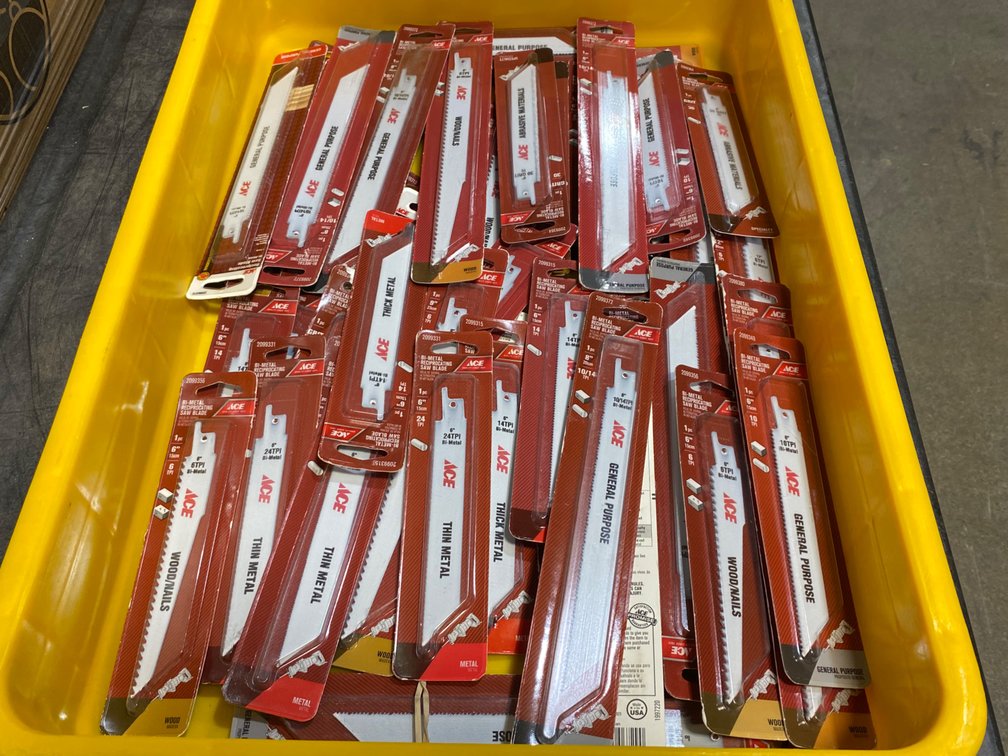 A Group of Ass't ACE Reciprocating Saw Blades