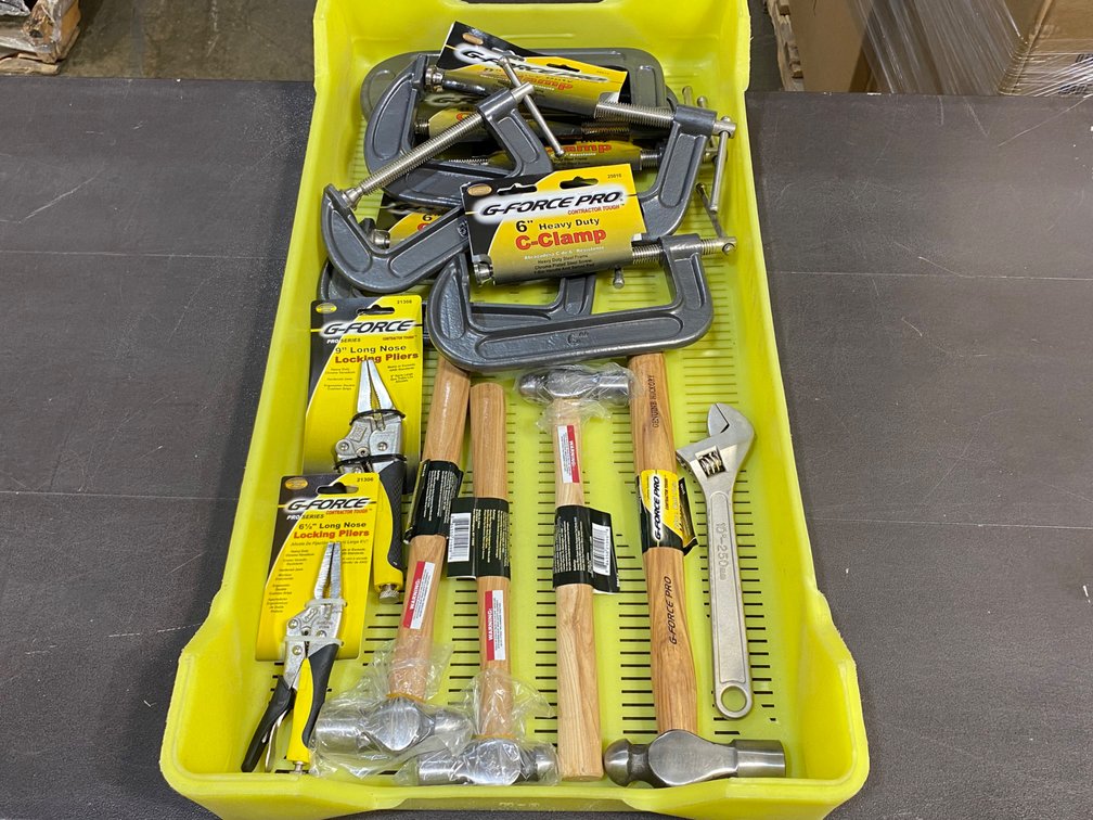 A Group of Ass't Industrial Tools