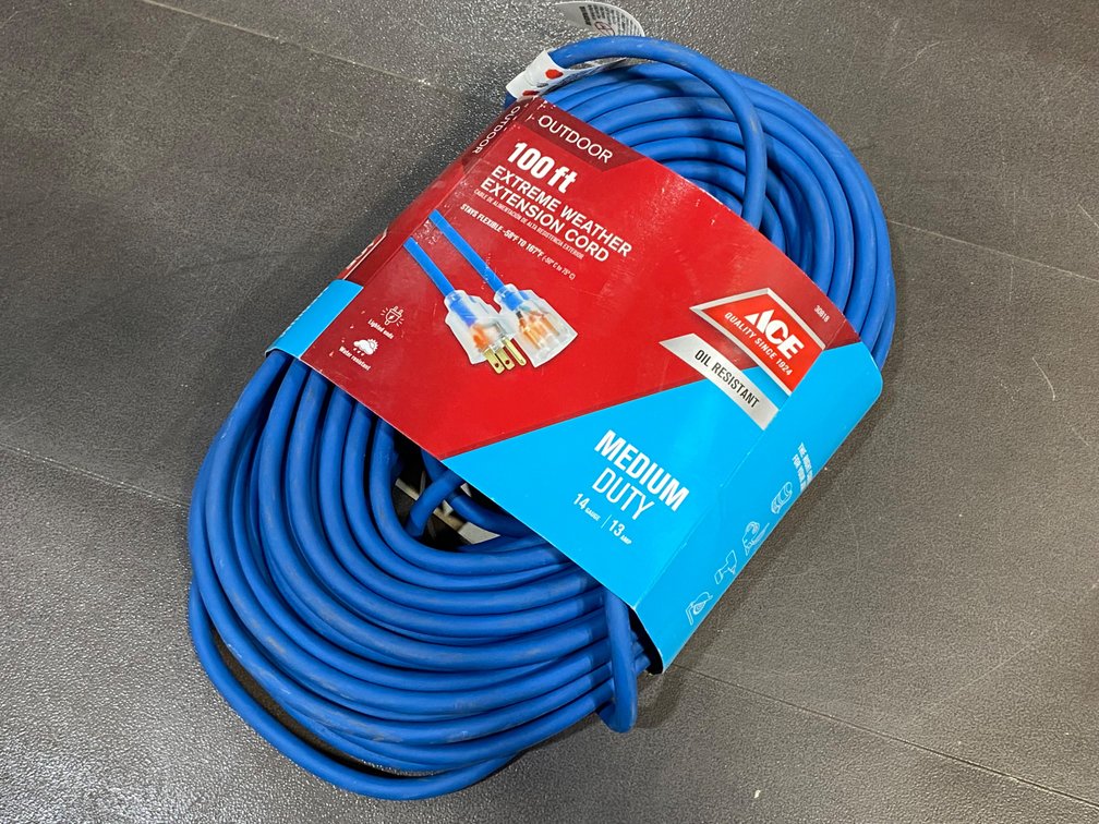 ACE 100' Extreme Weather Extension Cord