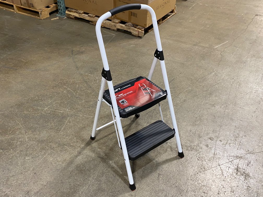 Lift Ladders 2-Step Steel Utility Step Stool
