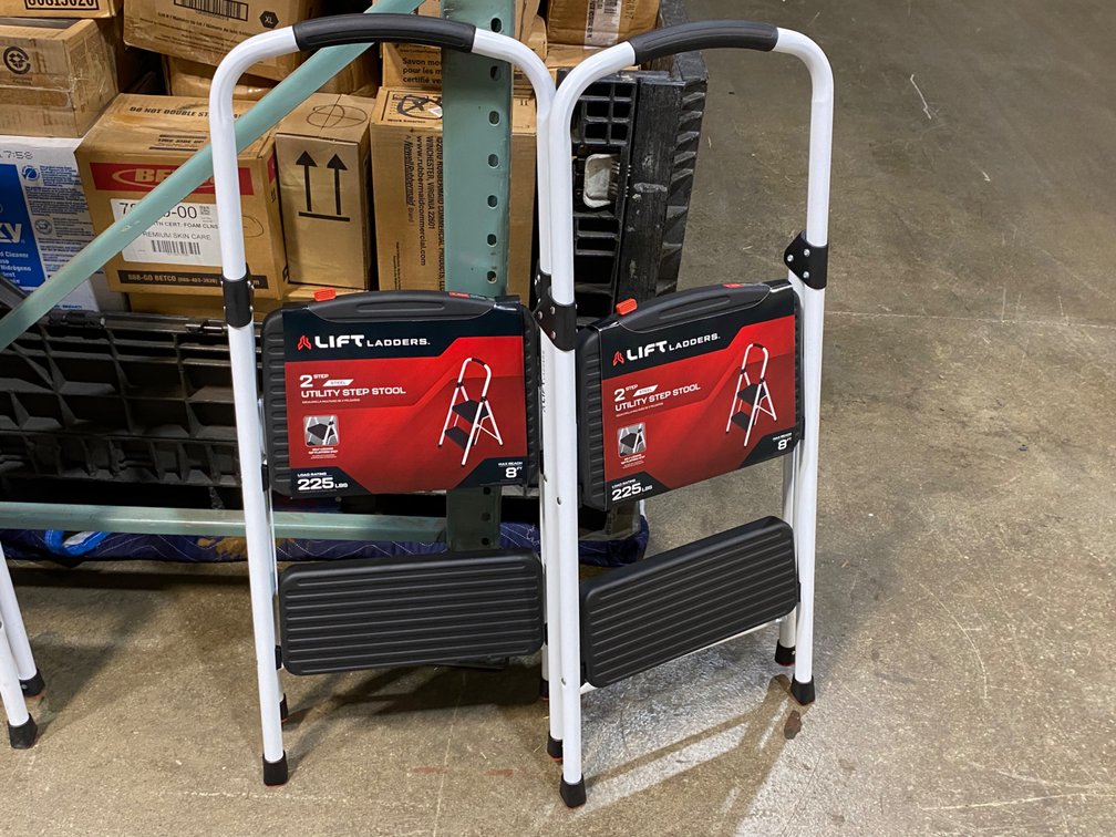 {each} Lift Ladders 2-Step Steel Utility Step Stool