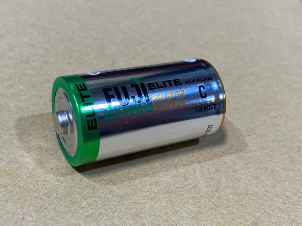 {case} Fuji Enviro-Max Elite Alkaline C Battery, Best By Date 12/27