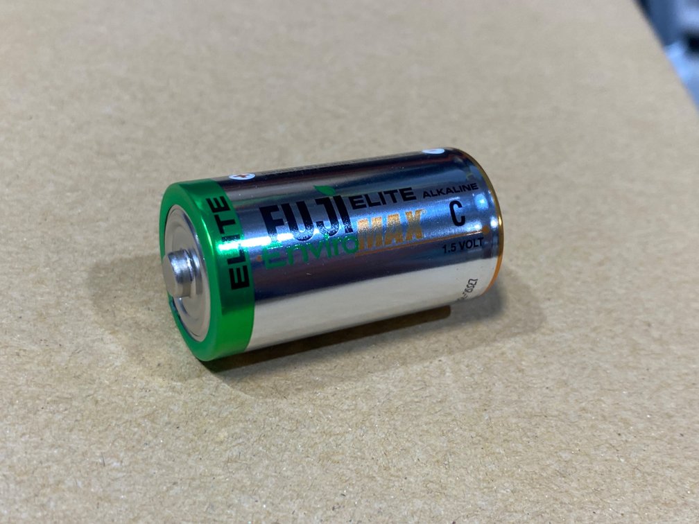 {case} Fuji Enviro-Max Elite Alkaline C Battery, Best By Date 12/27