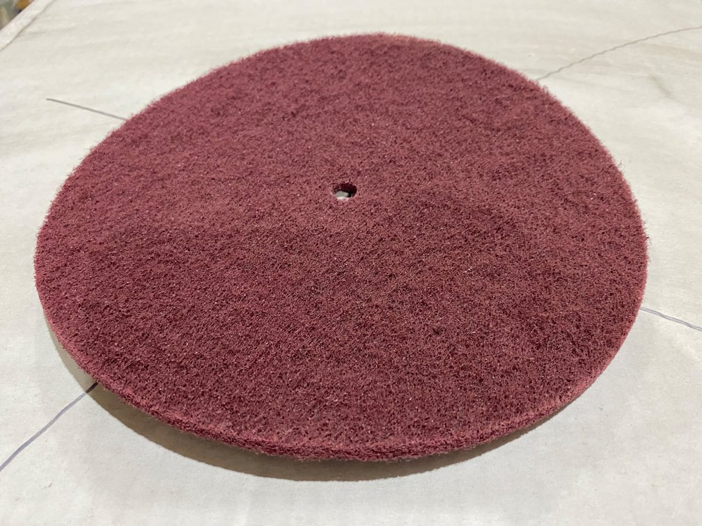 {case} Norton Bear-Tex 10" x 1/2" Hi-Strength Abrasive Pads (40 Per Case)