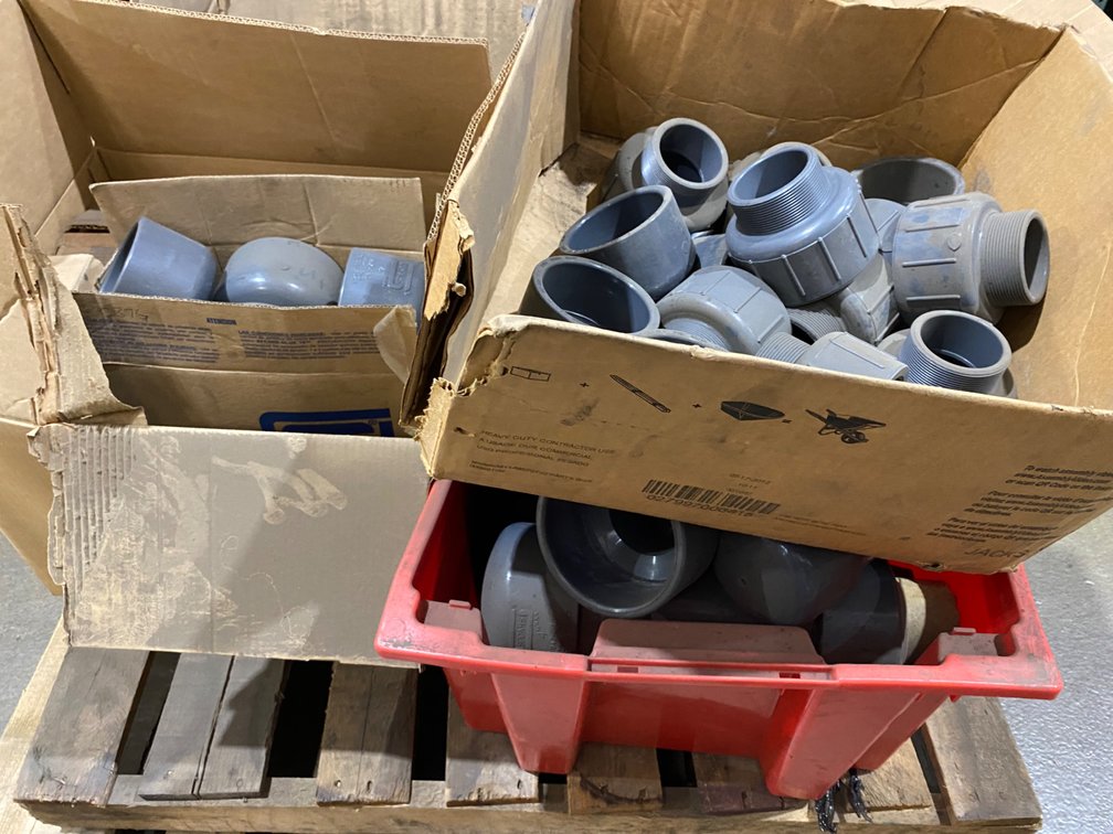 A Group of Ass't Schedule 80 PVC Fittings
