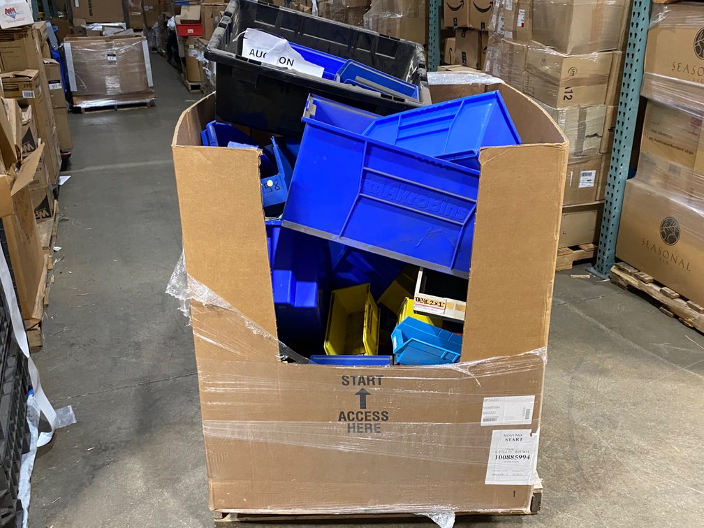 A Group of Ass't Poly Organizer Bins